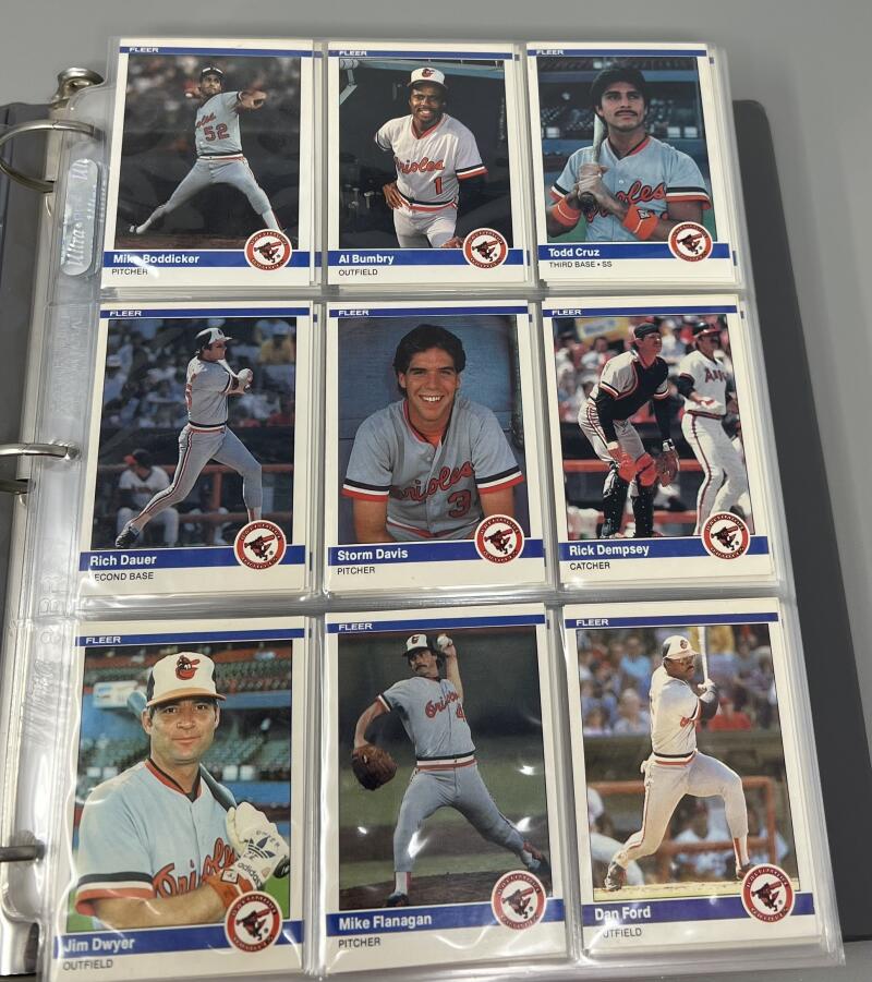 1984 Fleer Baseball Complete Binder Set 1-660  Don Mattingly / Strawberry Rookie Image 1