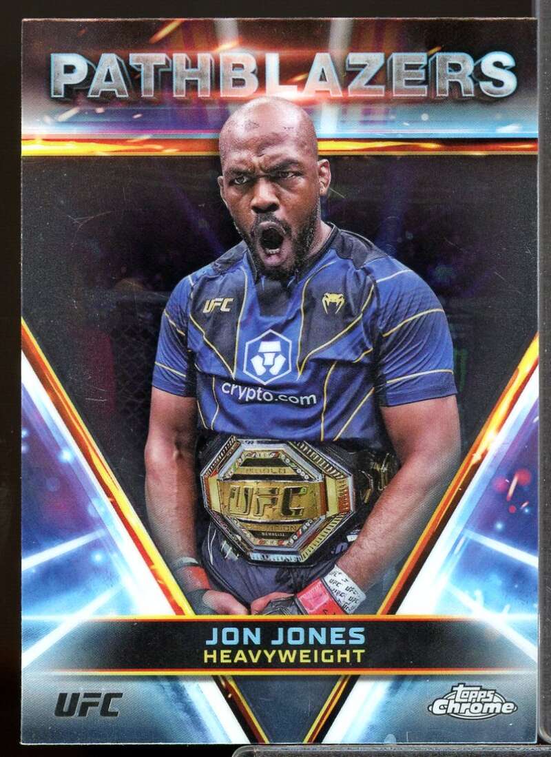 Jon Jones Card 2024 Topps Chrome UFC Pathblazers #PTH15  Image 1