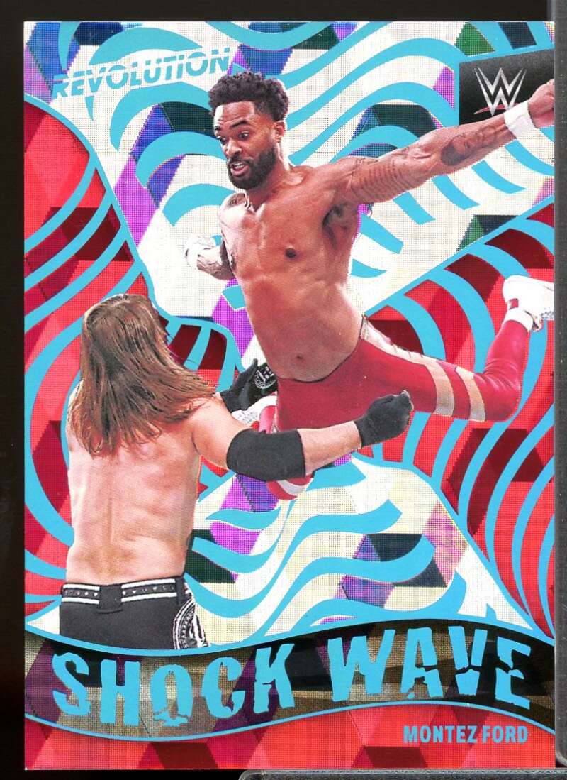 Montez Ford Card 2022 Revolution WWE Shock Wave Cubic #8  Image 1