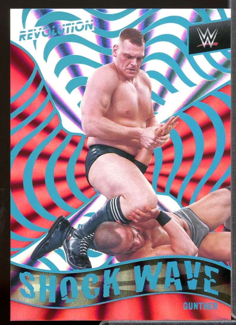 Gunther Card 2022 Revolution WWE Shock Wave Sunburst #22  Image 1