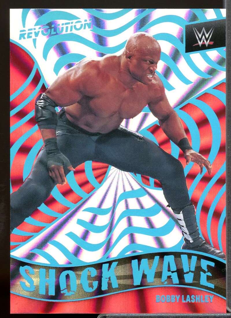 Bobby Lashley Card 2022 Revolution WWE Shock Wave Sunburst #14  Image 1