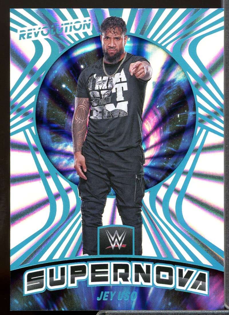 Jey Uso Card 2022 Revolution WWE Supernova Sunburst #3  Image 1