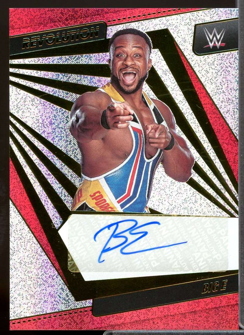 Big E Card 2022 Revolution WWE Autographs #AGBGE  Image 1