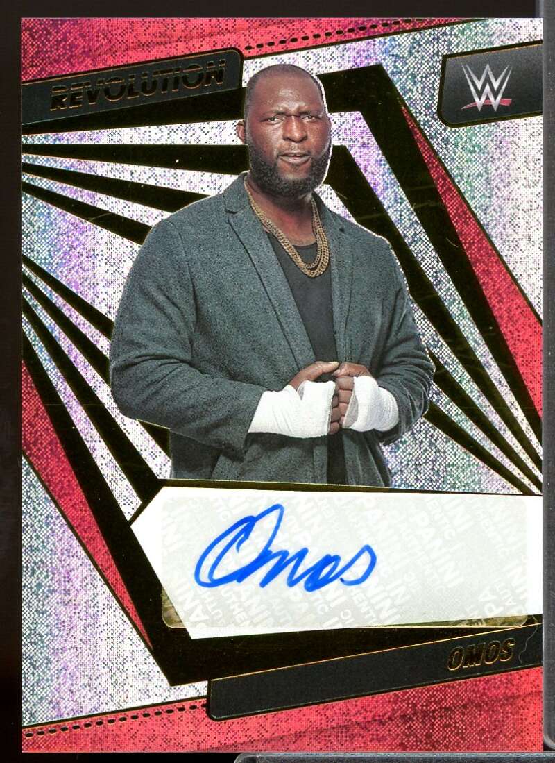 Omos Card 2022 Revolution WWE Autographs #AGOMS  Image 1