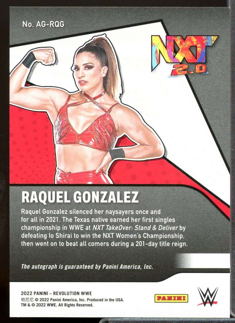 Raquel Rodriguez Card 2022 Revolution WWE Autographs #AGRQG  Image 2