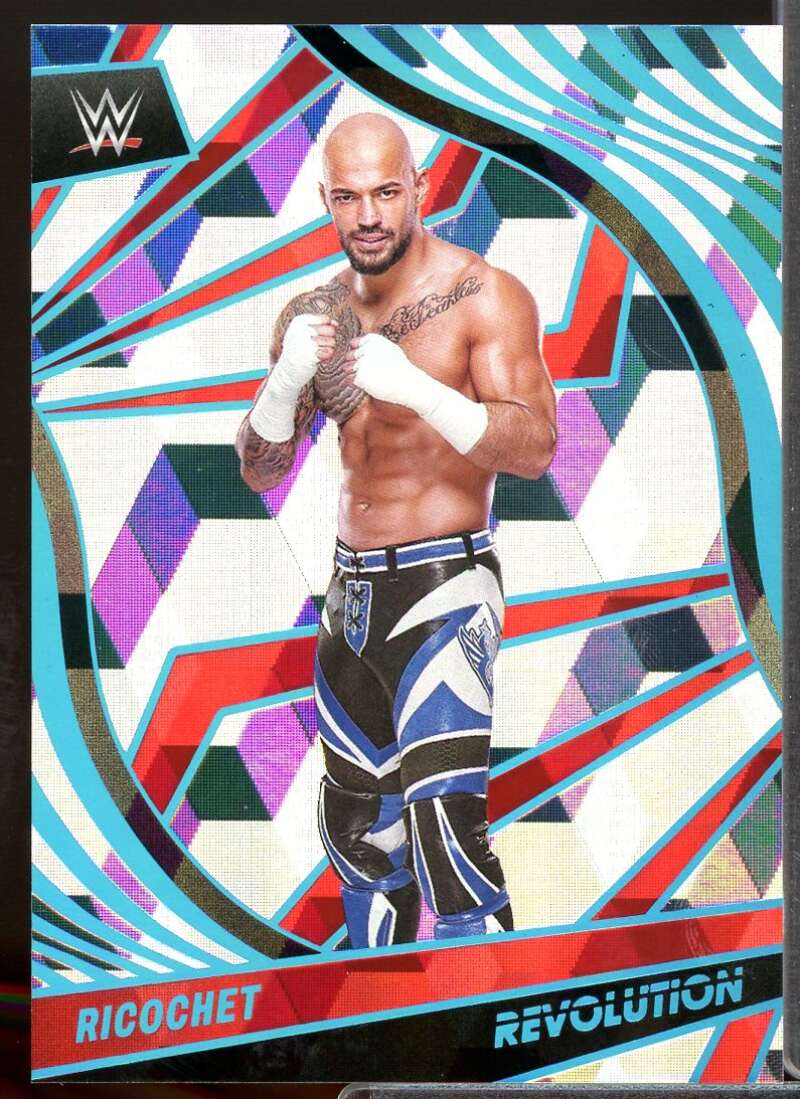 Ricochet Card 2022 Revolution WWE Cubic #14  Image 1