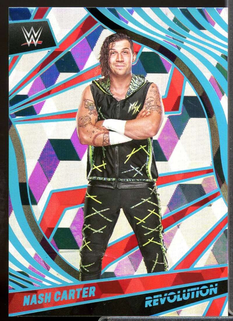 Nash Carter Card 2022 Revolution WWE Cubic #9  Image 1