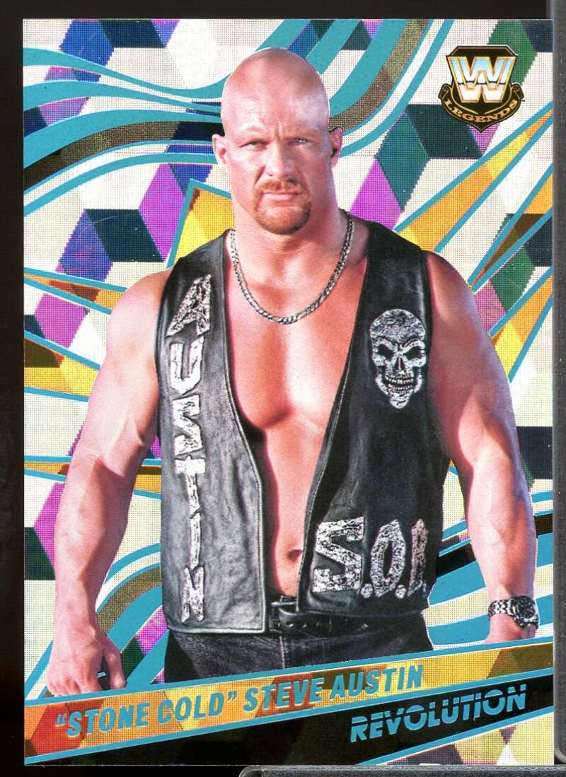 Stone Cold Steve Austin Card 2022 Revolution WWE Cubic #113  Image 1