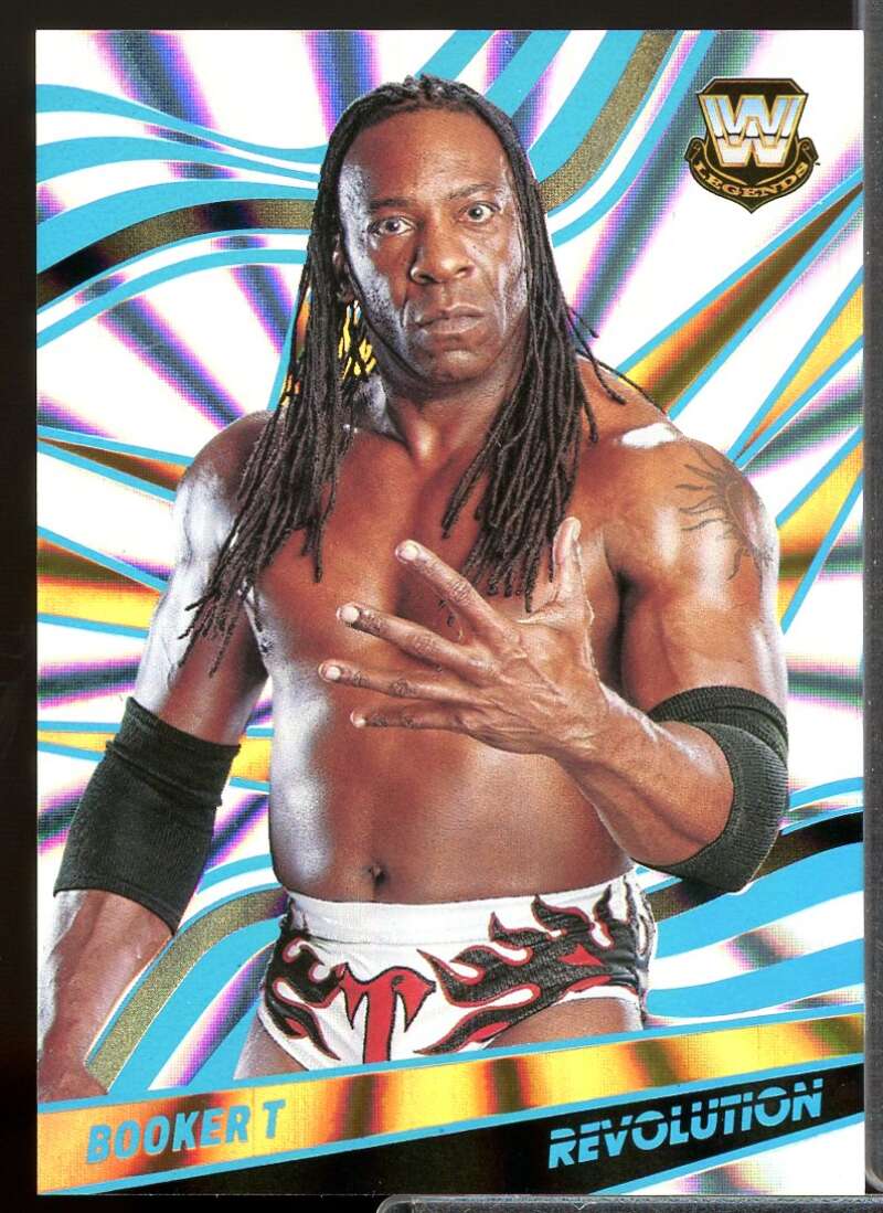 Booker T Card 2022 Revolution WWE Sunburst #130  Image 1