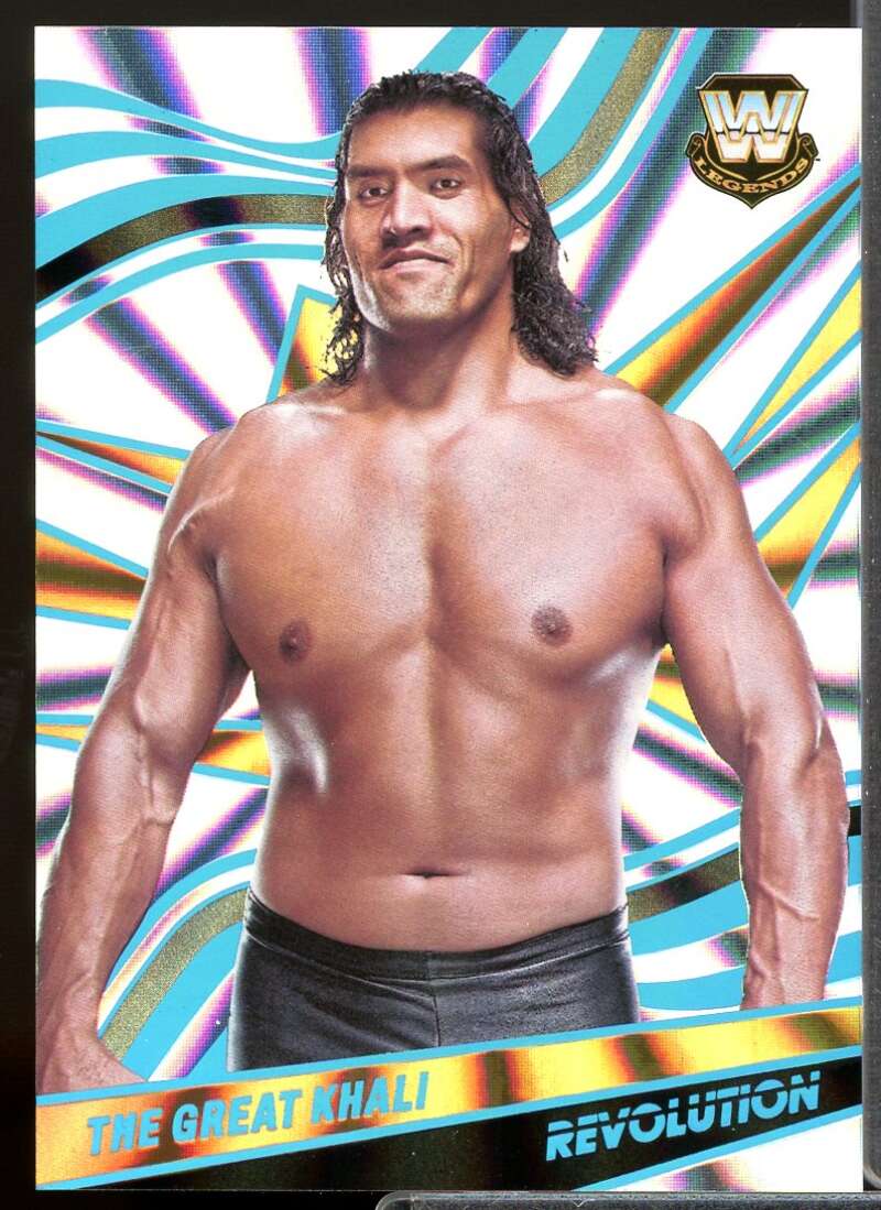 The Great Khali Card 2022 Revolution WWE Sunburst #126  Image 1