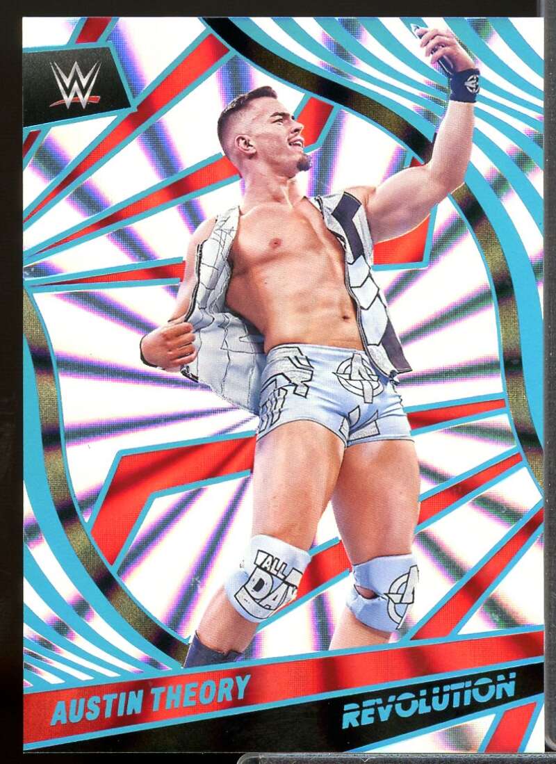 Theory Card 2022 Revolution WWE Sunburst #45  Image 1