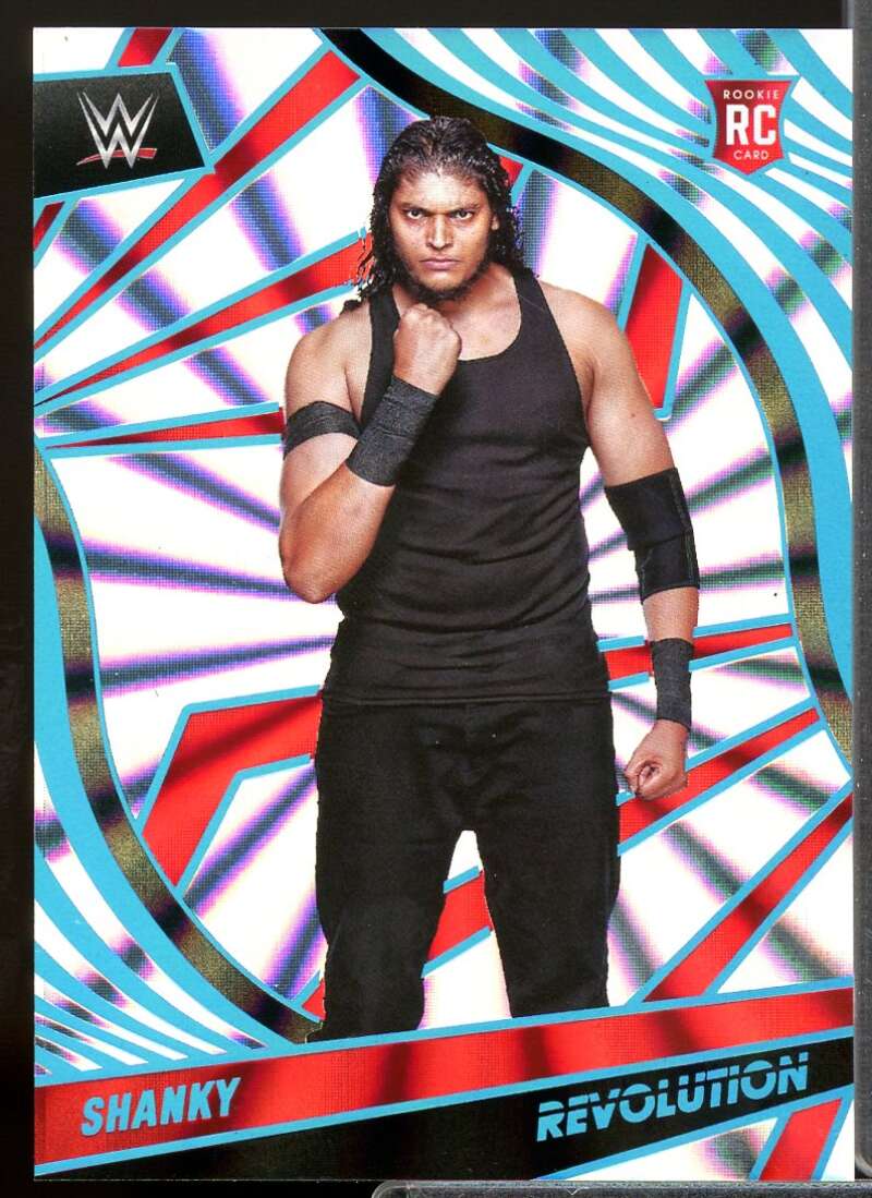 Shanky Card 2022 Revolution WWE Sunburst #54  Image 1