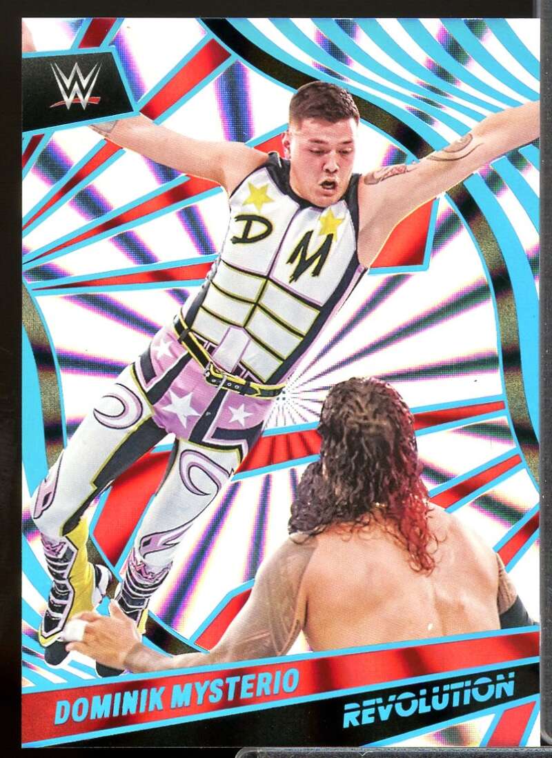 Dominik Mysterio Card 2022 Revolution WWE Sunburst #66  Image 1