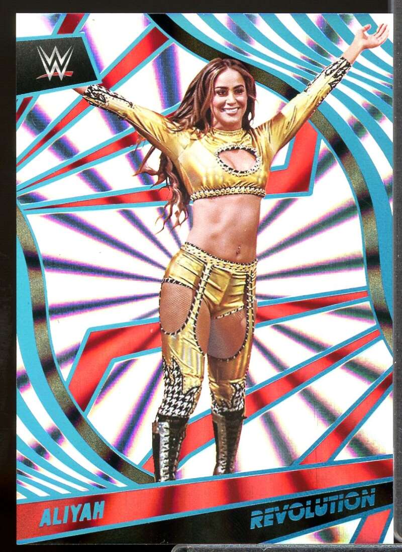 Aliyah Card 2022 Revolution WWE Sunburst #74  Image 1