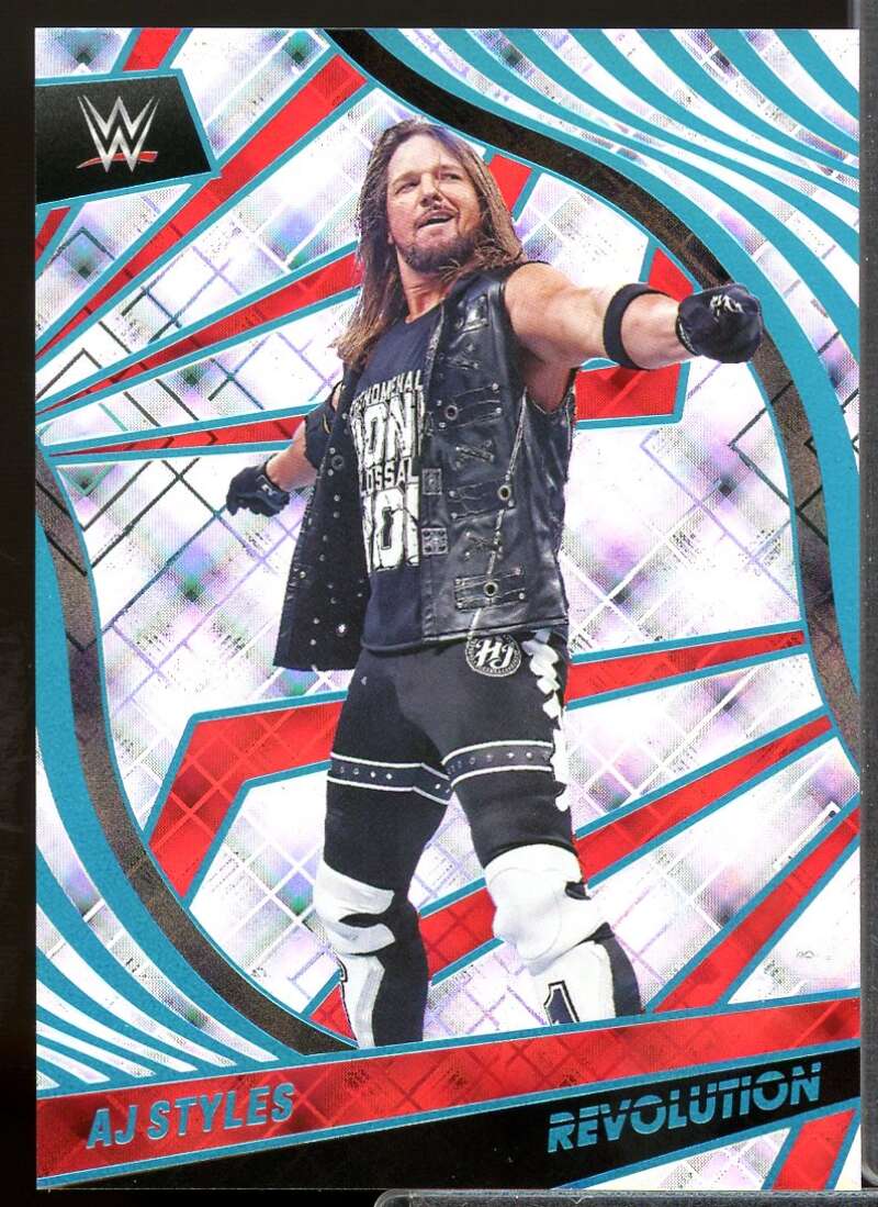 AJ Styles Card 2022 Revolution WWE Cosmic #6  Image 1
