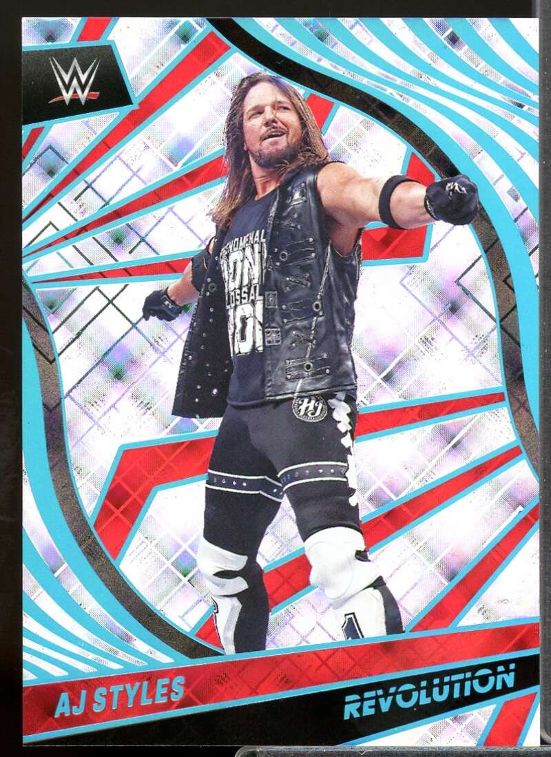 AJ Styles Card 2022 Revolution WWE Cosmic #6  Image 1