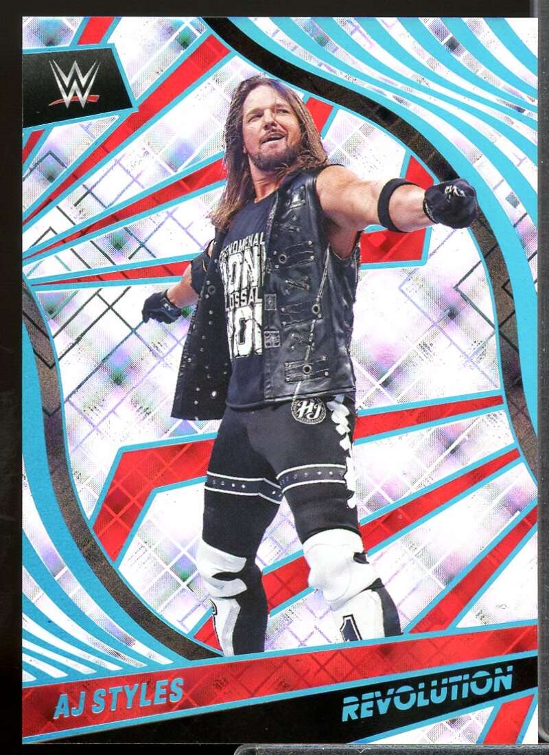 AJ Styles Card 2022 Revolution WWE Cosmic #6  Image 1