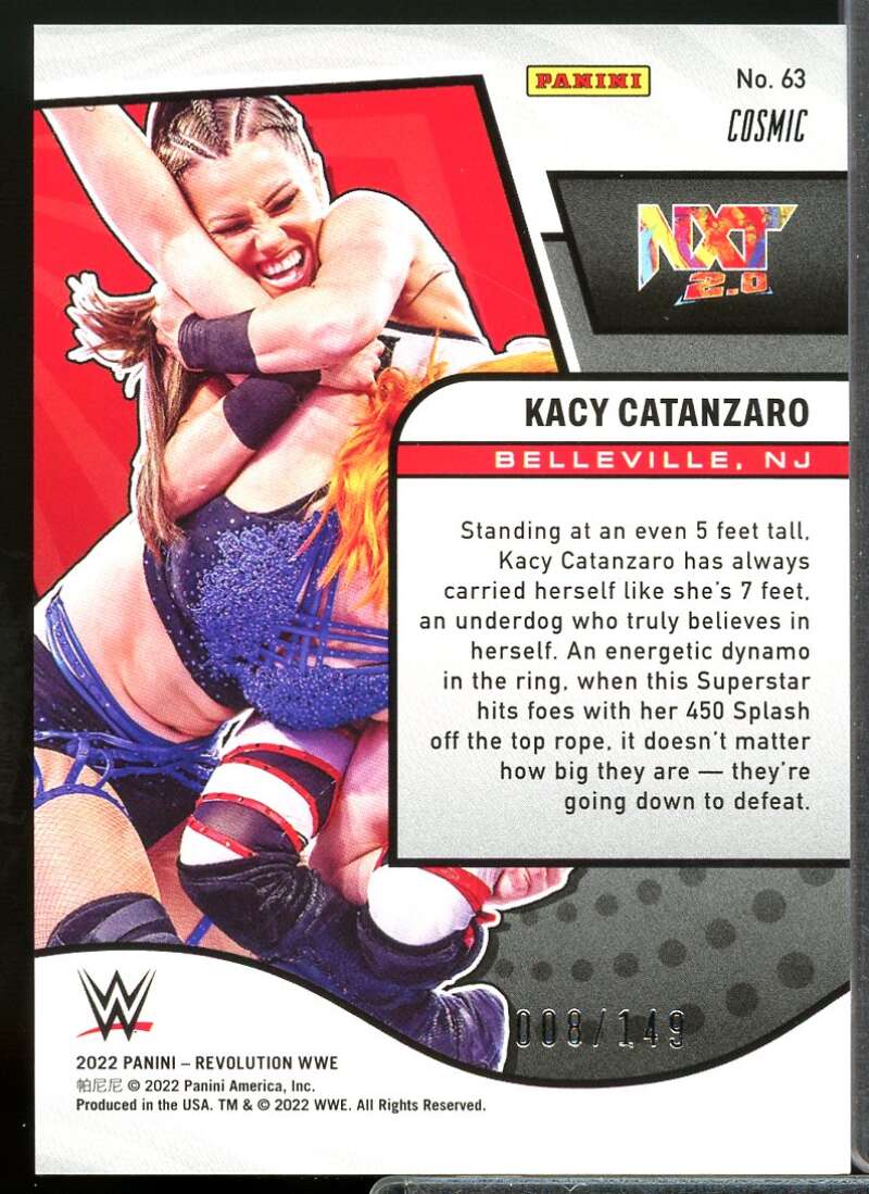 Kacy Catanzaro Card 2022 Revolution WWE Cosmic #63  Image 2