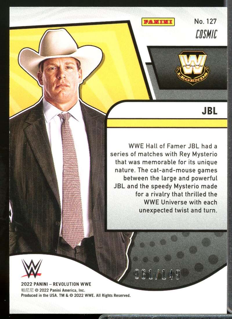 JBL Card 2022 Revolution WWE Cosmic #127  Image 2