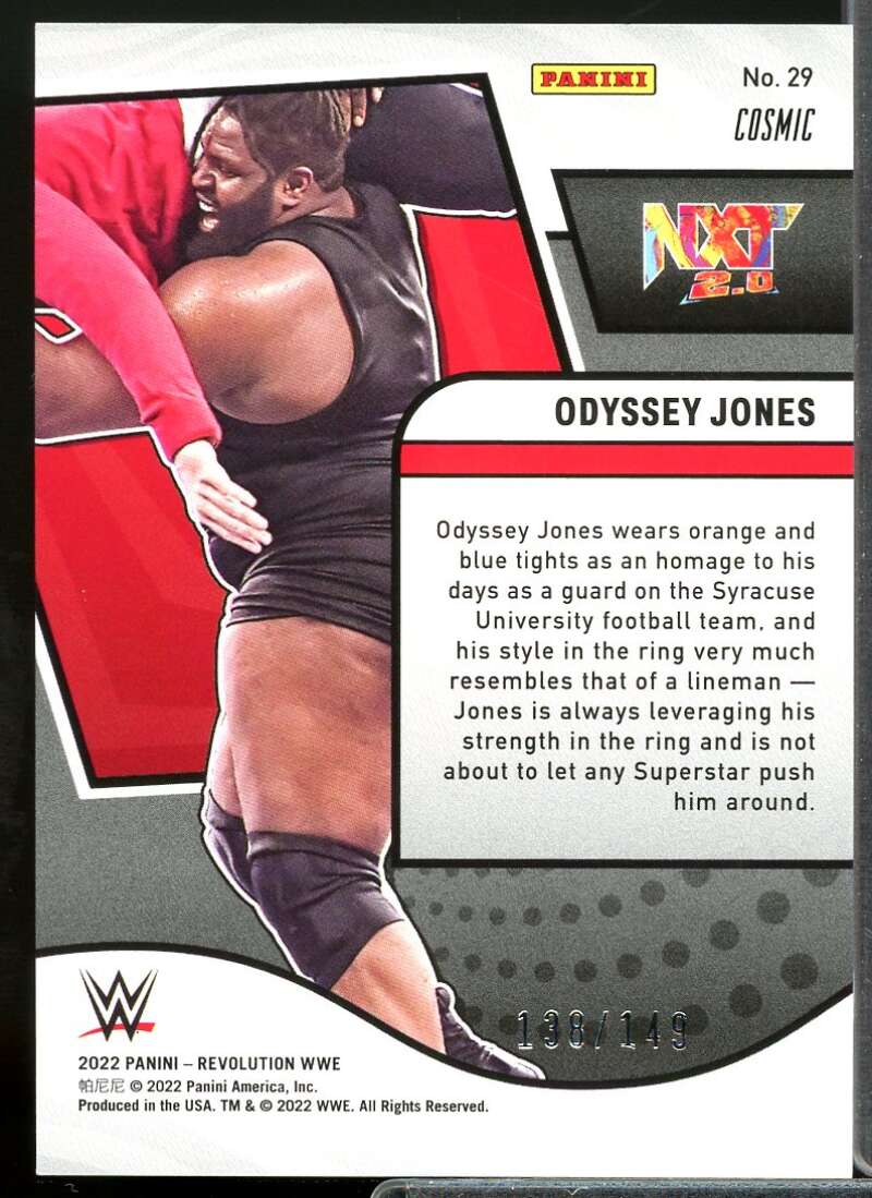 Odyssey Jones Card 2022 Revolution WWE Cosmic #29  Image 2