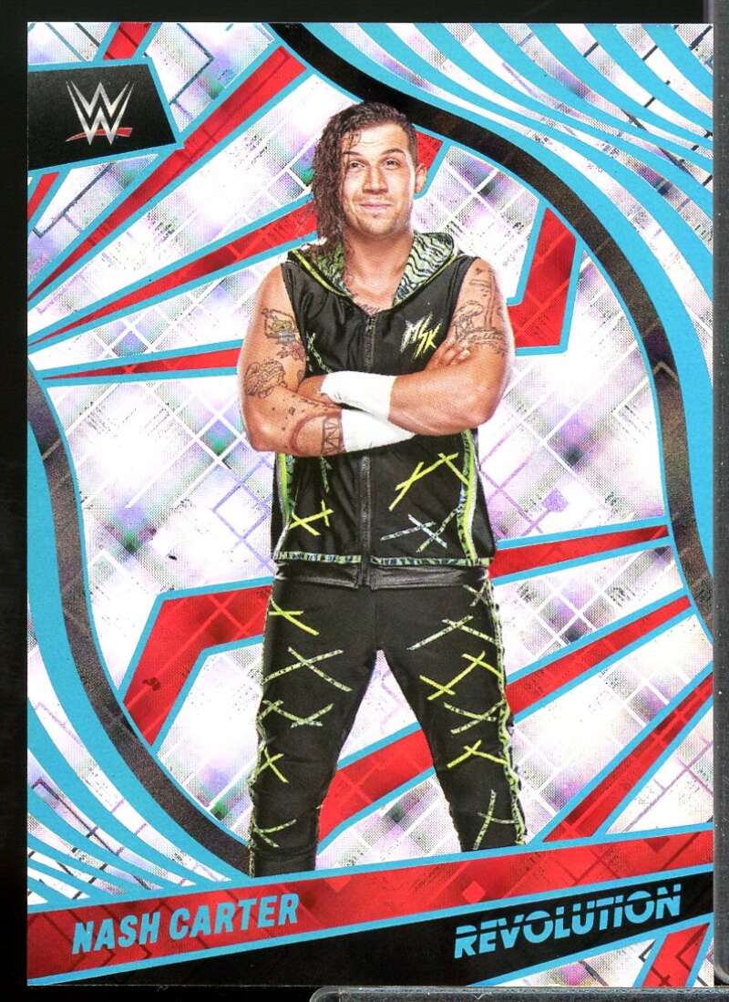Nash Carter Card 2022 Revolution WWE Cosmic #9  Image 1