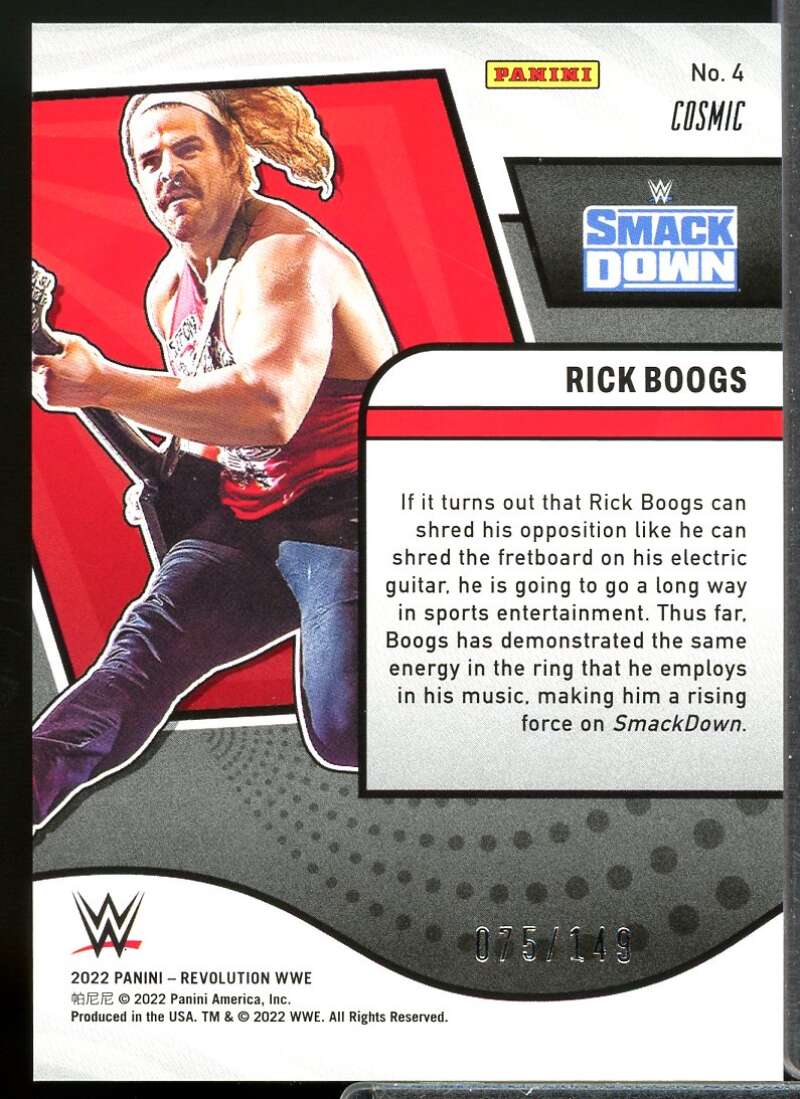 Rick Boogs Card 2022 Revolution WWE Cosmic #4  Image 2