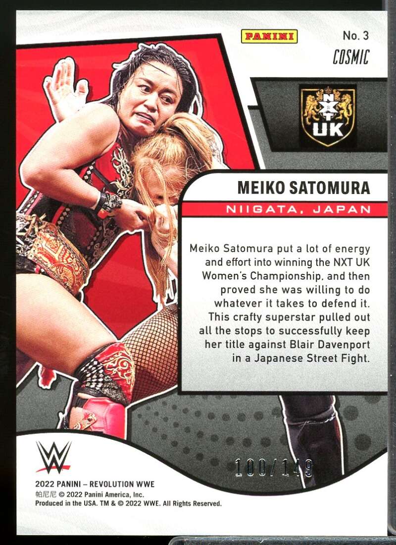 Meiko Satomura Card 2022 Revolution WWE Cosmic #3  Image 2