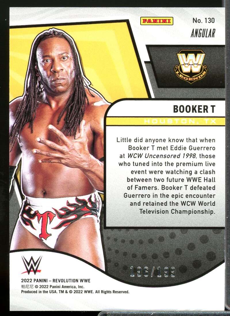 Booker T Card 2022 Revolution WWE Angular #130  Image 2
