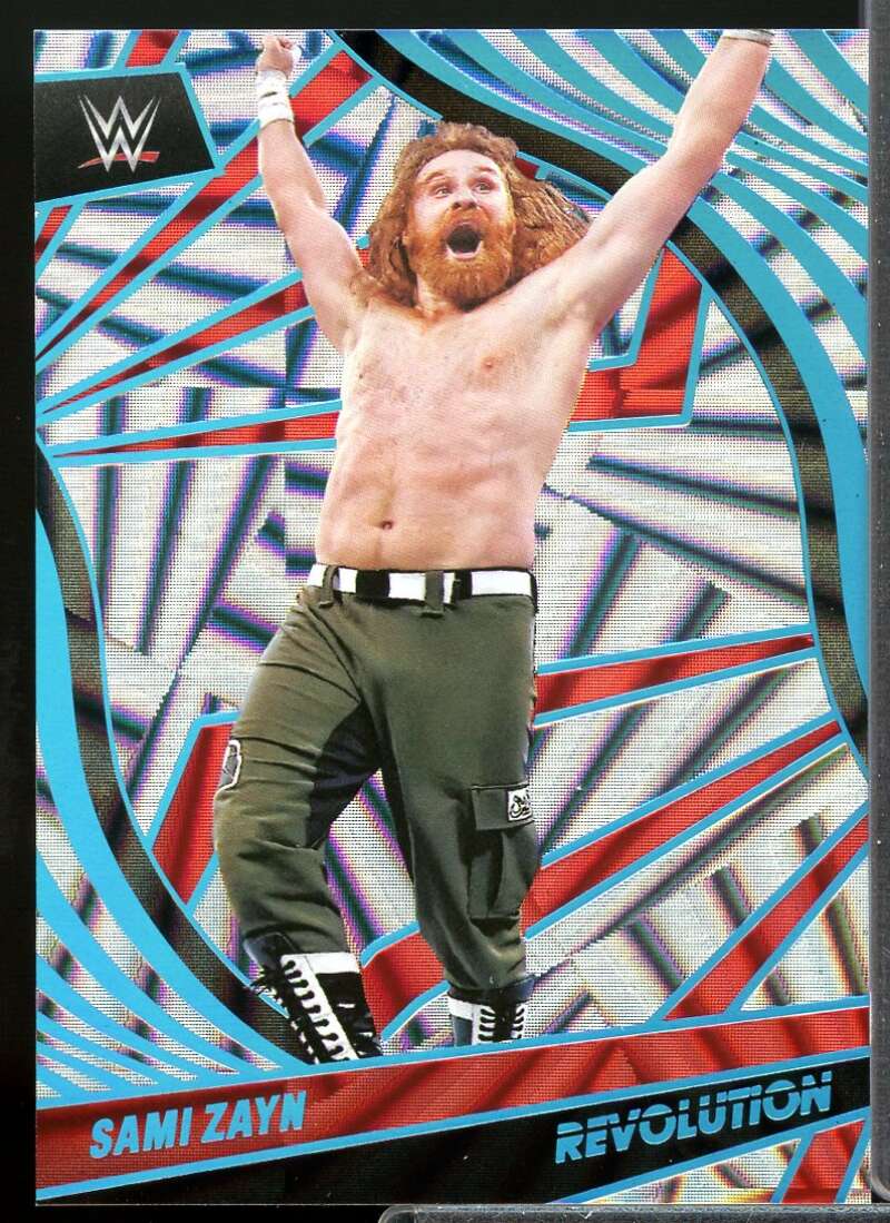 Sami Zayn Card 2022 Revolution WWE Angular #34  Image 1