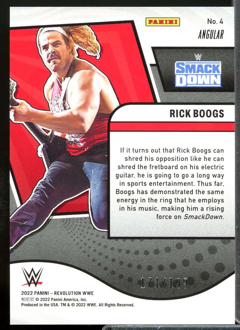 Rick Boogs Card 2022 Revolution WWE Angular #4  Image 2