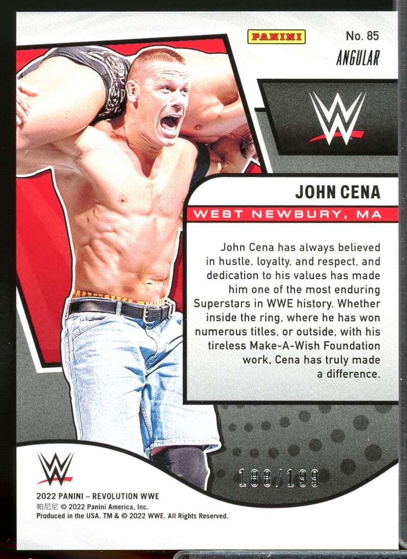 John Cena Card 2022 Revolution WWE Angular #85  Image 2