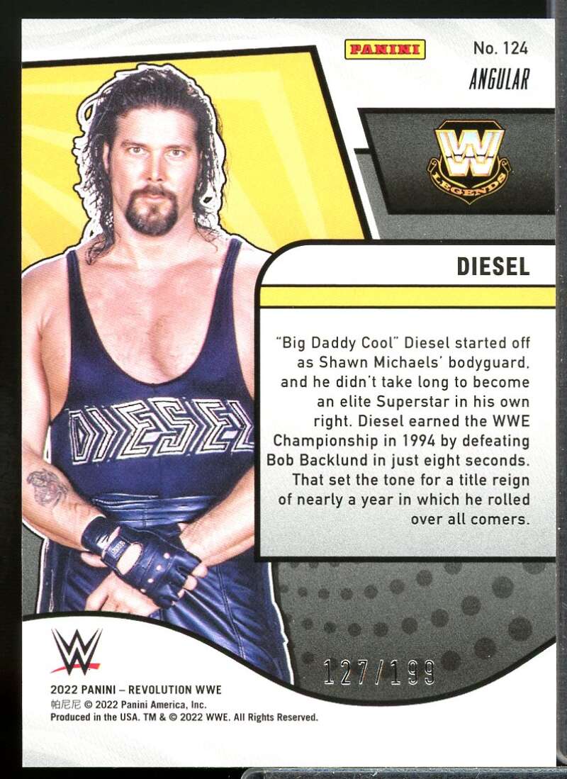 Diesel Card 2022 Revolution WWE Angular #124  Image 2