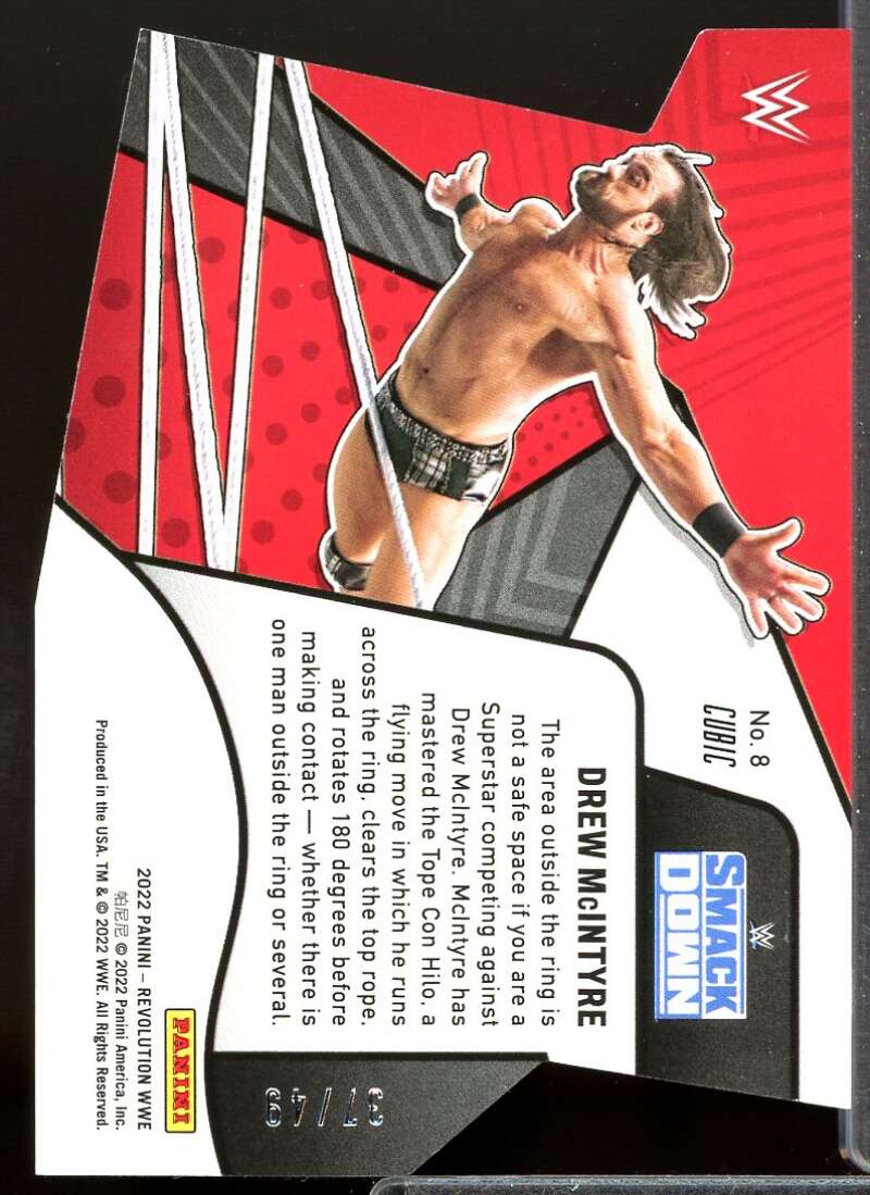 Drew McIntyre Card 2022 Revolution WWE Liftoff Cubic #8  Image 2