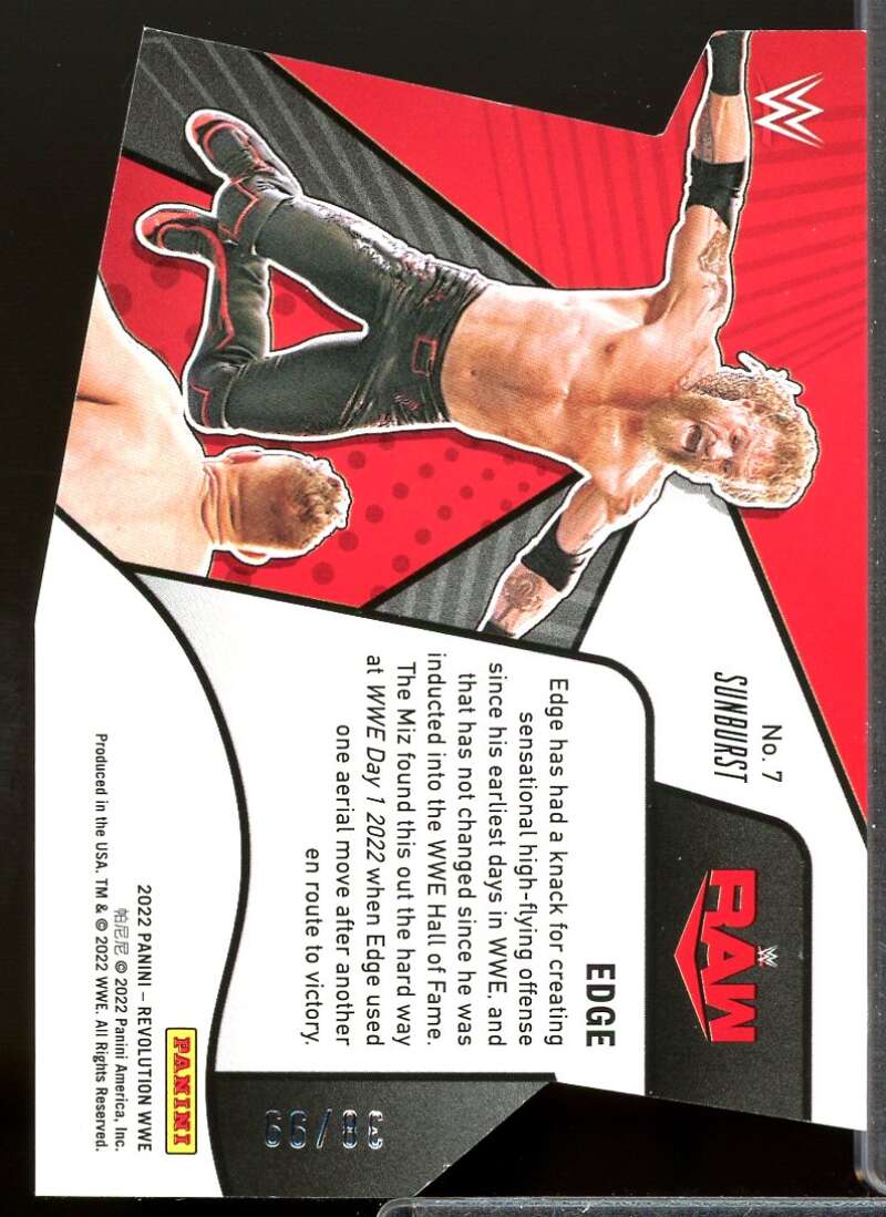 Edge Card 2022 Revolution WWE Liftoff Sunburst #7  Image 2