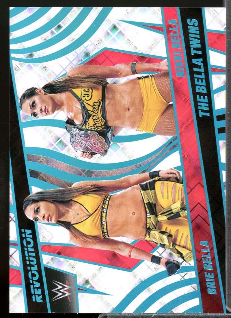 Brie Bella/Nikki Bella Card 2022 Revolution WWE Cosmic #145  Image 1