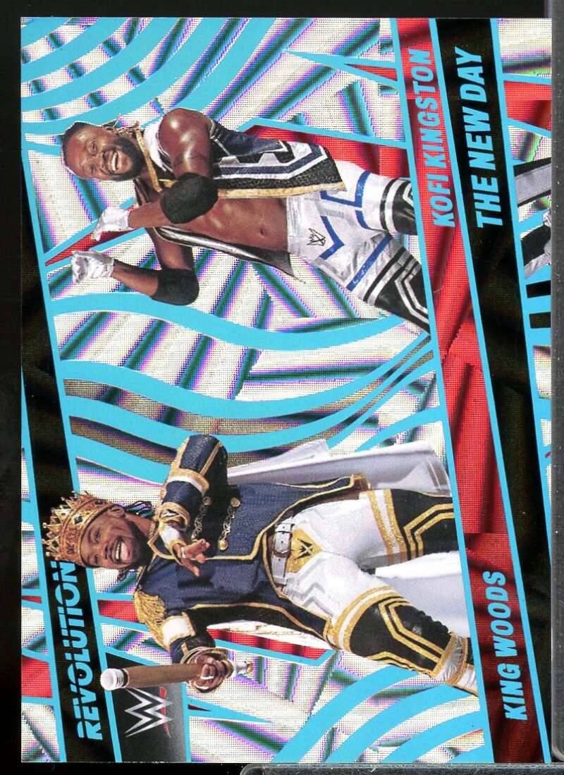 King Woods/Kofi Kingston Card 2022 Revolution WWE Angular #138  Image 1