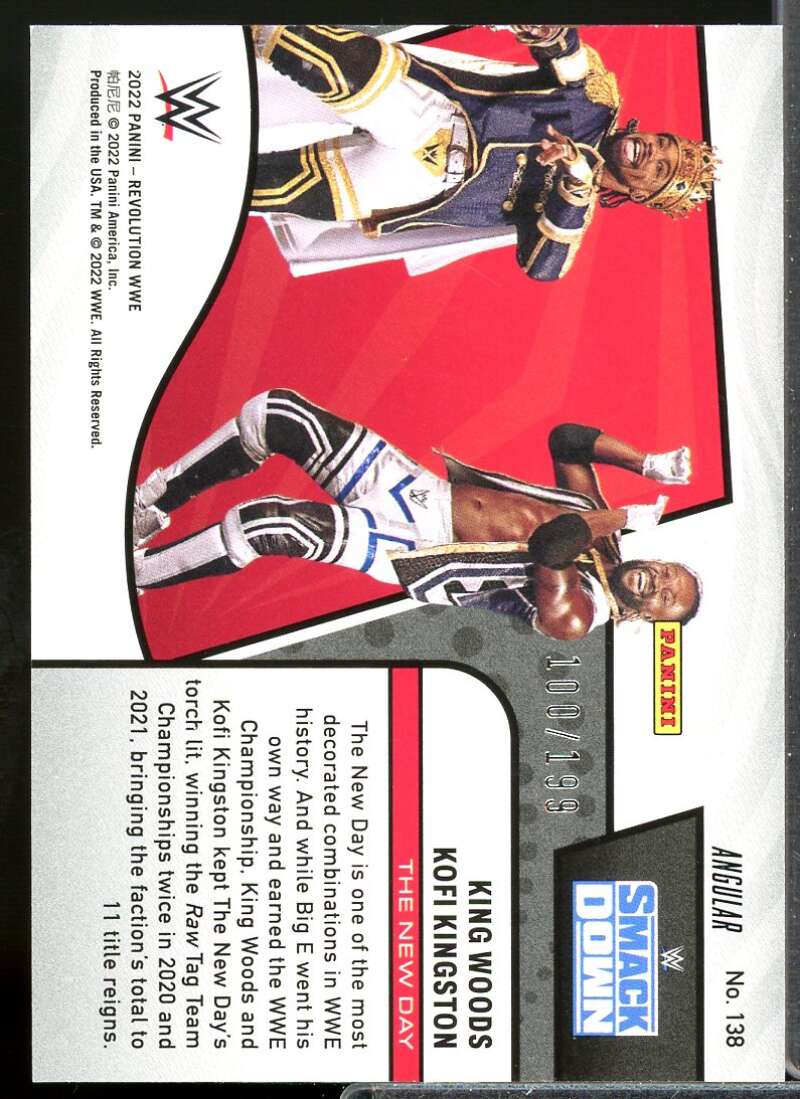 King Woods/Kofi Kingston Card 2022 Revolution WWE Angular #138  Image 2