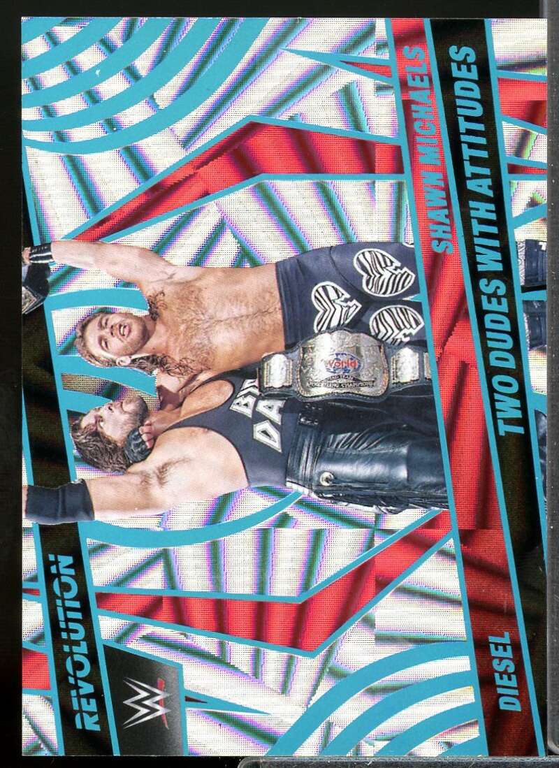 Diesel/Shawn Michaels Card 2022 Revolution WWE Angular #147  Image 1