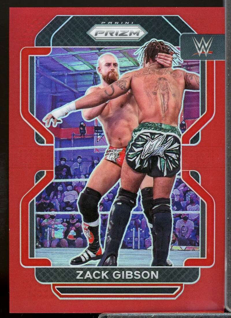 Zack Gibson Card 2022 Panini Prizm WWE Prizms Red #167  Image 1