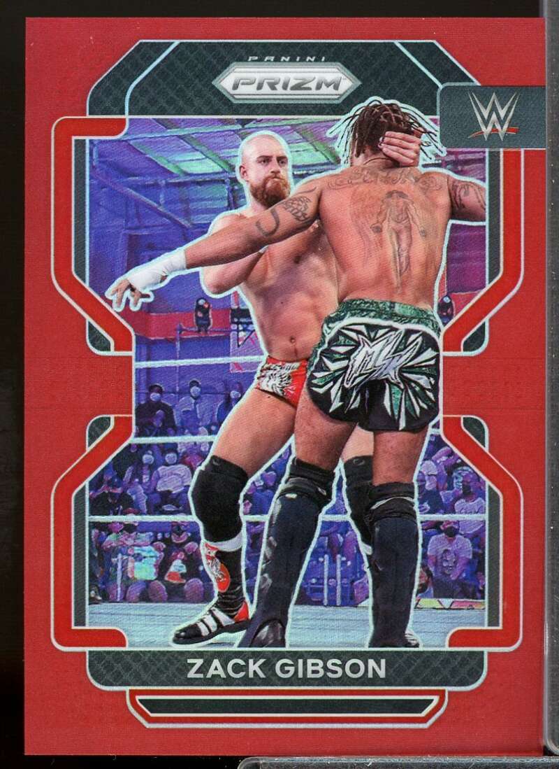 Zack Gibson Card 2022 Panini Prizm WWE Prizms Red #167  Image 1