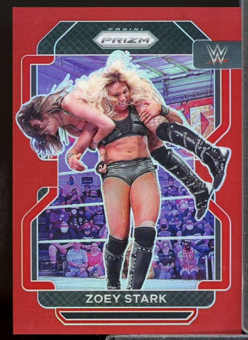 Zoey Stark Card 2022 Panini Prizm WWE Prizms Red #176  Image 1