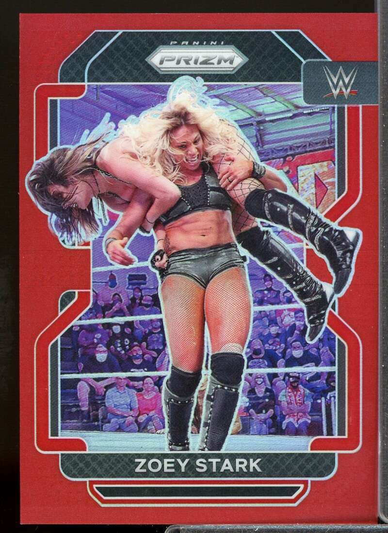 Zoey Stark Card 2022 Panini Prizm WWE Prizms Red #176  Image 1