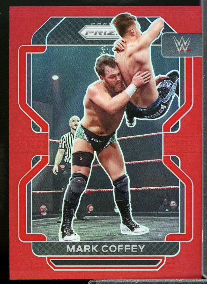 Mark Coffey Card 2022 Panini Prizm WWE Prizms Red #107  Image 1