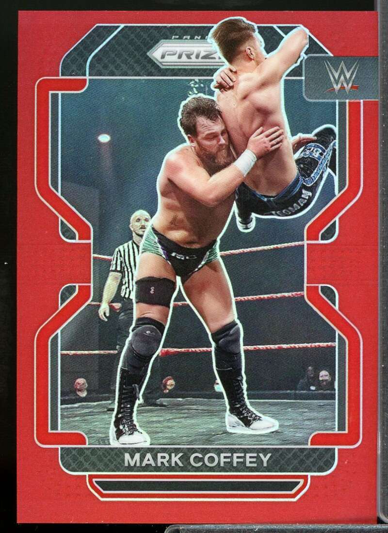 Mark Coffey Card 2022 Panini Prizm WWE Prizms Red #107  Image 1