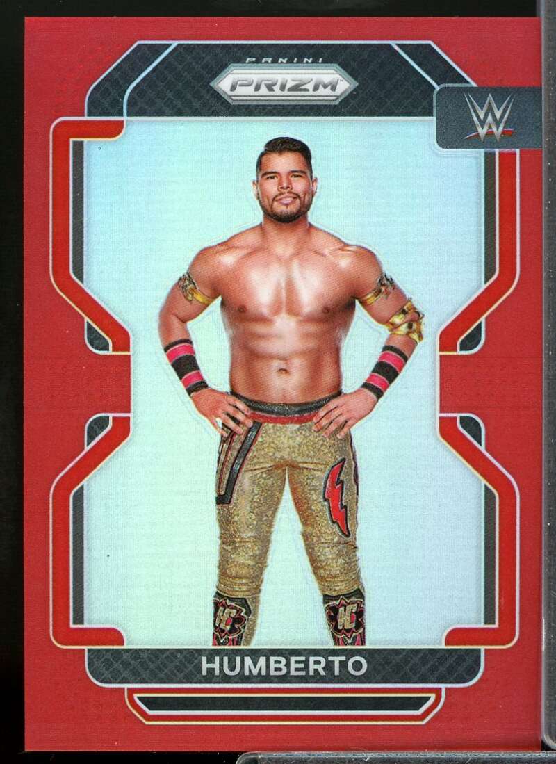 Humberto Card 2022 Panini Prizm WWE Prizms Red #157  Image 1