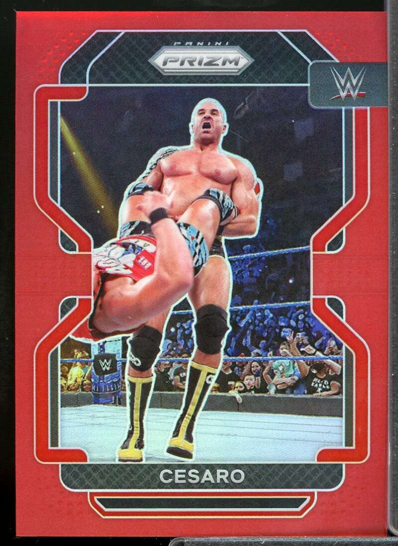 Cesaro Card 2022 Panini Prizm WWE Prizms Red #171  Image 1