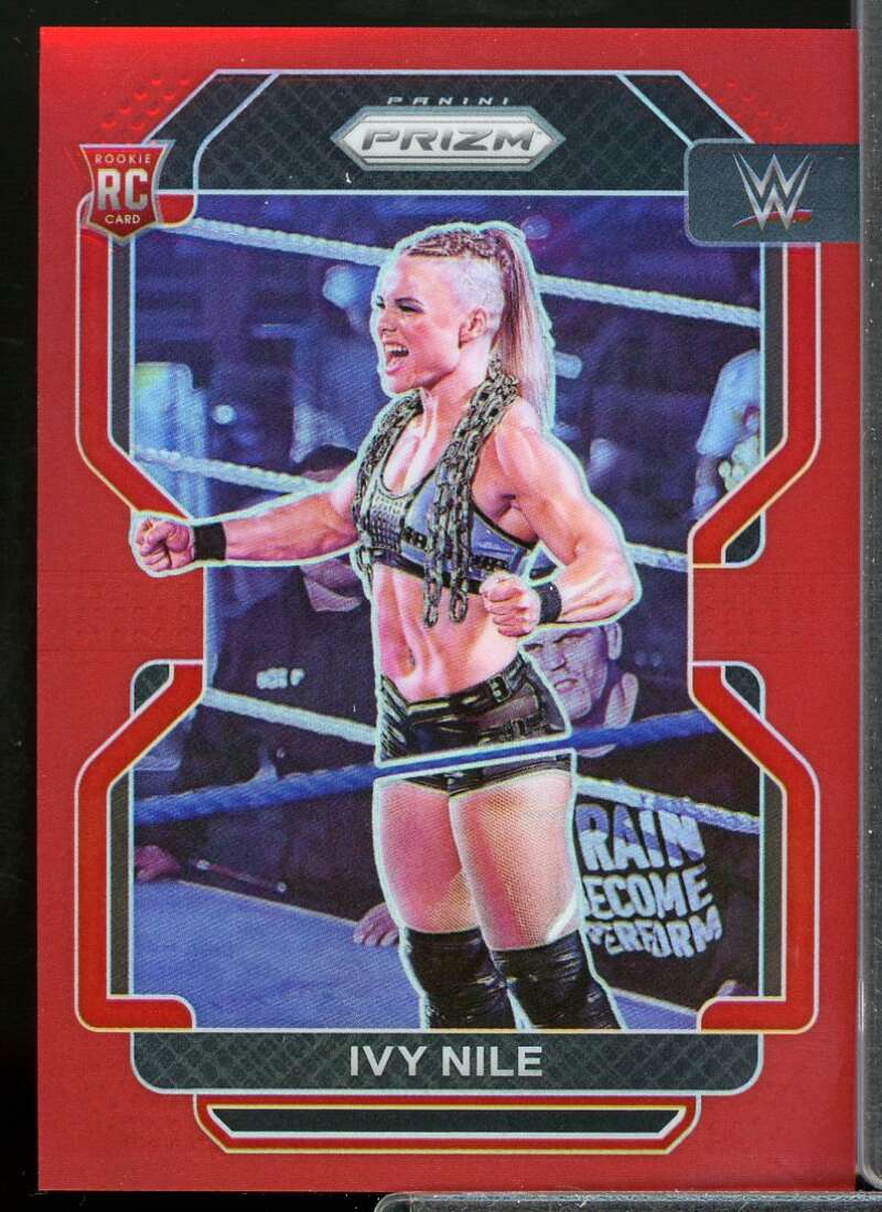 Ivy Nile Card 2022 Panini Prizm WWE Prizms Red #184  Image 1