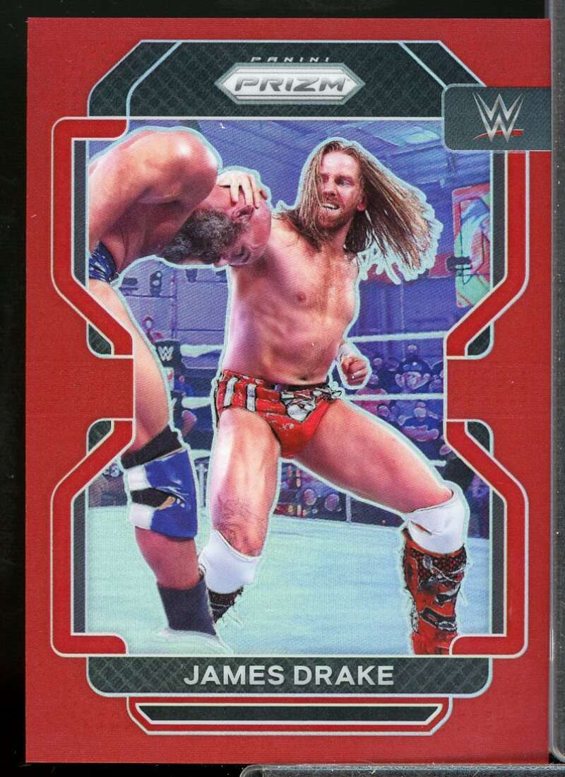 James Drake Card 2022 Panini Prizm WWE Prizms Red #105  Image 1