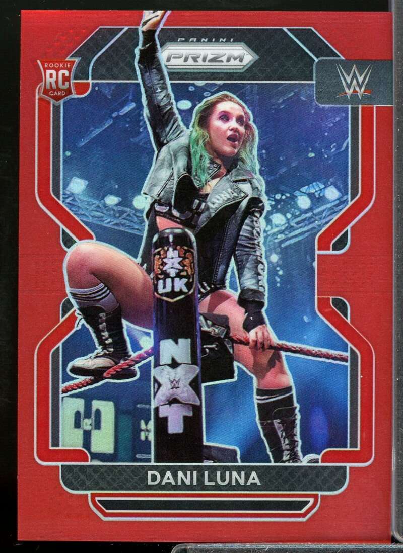 Dani Luna Card 2022 Panini Prizm WWE Prizms Red #110  Image 1