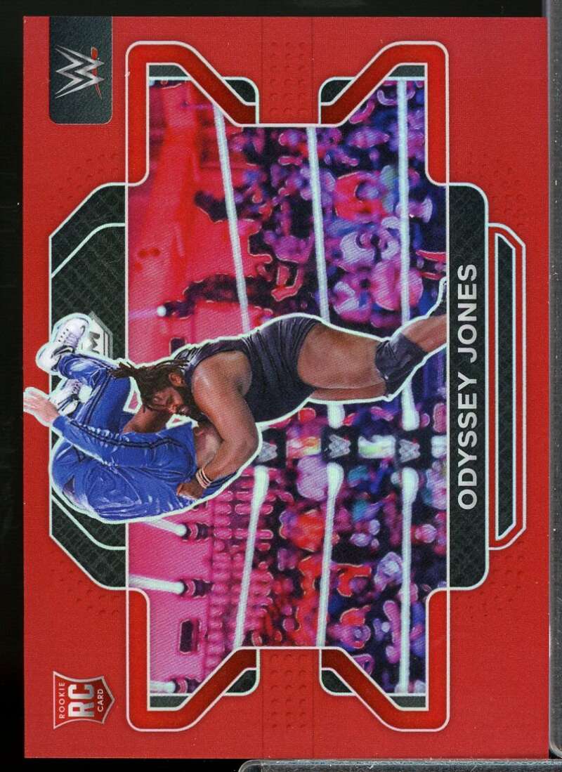 Odyssey Jones Card 2022 Panini Prizm WWE Prizms Red #48  Image 1